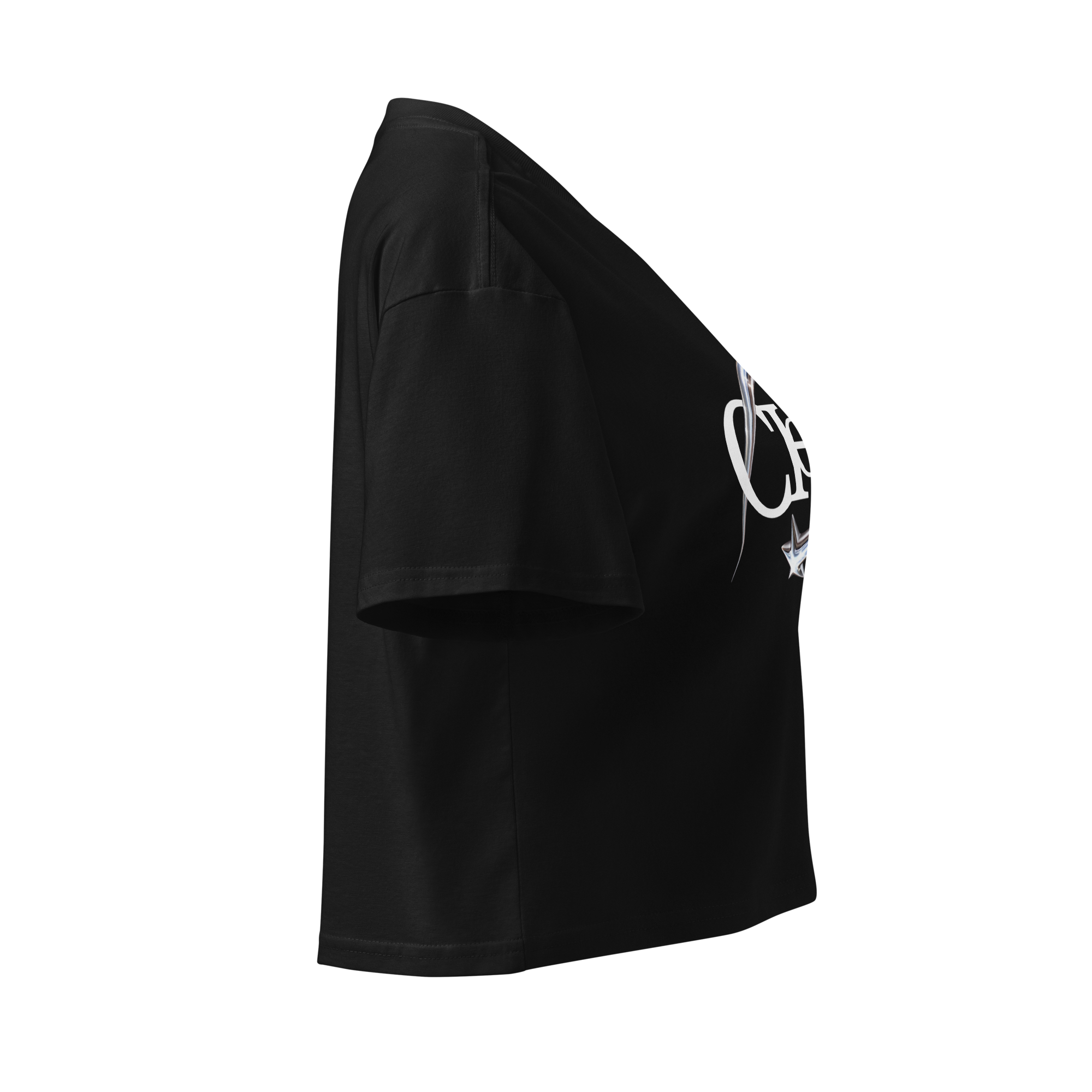 Stars Crop — Black right